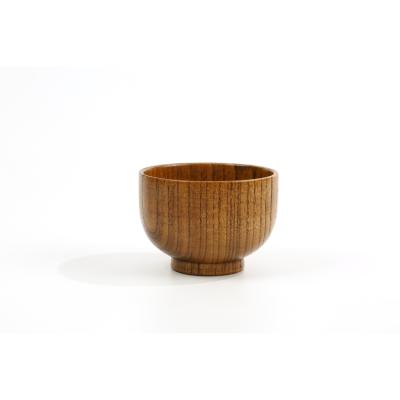 China Factory Hot Sales Sustainable Non-Toxic High Temperature Resistance Kids Sustainable Small Wooden Bowl for sale