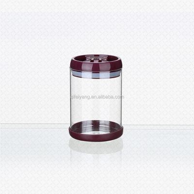 China Factory direct sale viable storage glass bottle and jar food storage glass jar with lid for sale