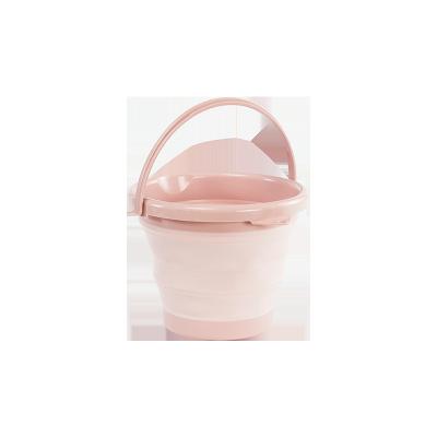 China Sustainable Household Round Collapsible Water Bucket Collapsible Bucket For Outdoor Travel Car for sale