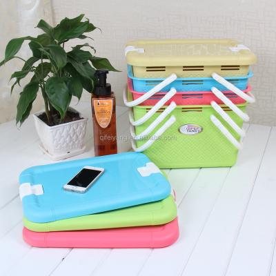 China Sustainable Hot Sales Wholesale Rectangular Plastic Compartment Storage Box for sale