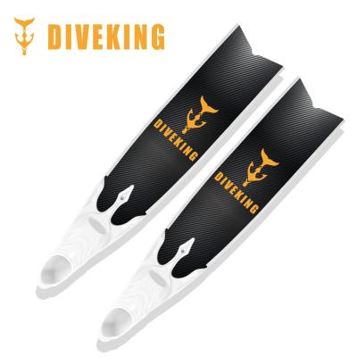 China Professional Full Carbon Fiber DIVEKING Freediving Carbon Fiber Fins Fin Diving Equipment Long Deep Diving Fins for sale