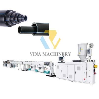 China Wire Pipe Production Line / Small Diameter Plastic Manufacturing Machine / Extruder for sale