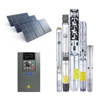 China Agricultural Irrigation New Product DC Swimming Pool Kit Complete Borehole Solar Water High Pressure Pump System for sale