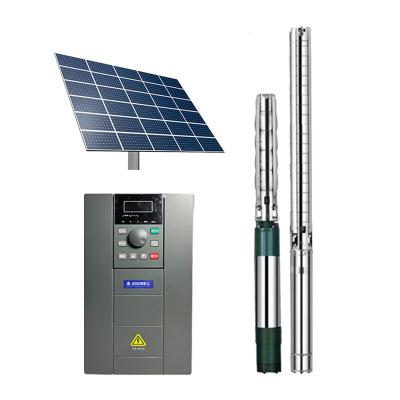 China Agricultural Irrigation Off Grid Head All 100M-500M In One AC DC Solar Water Pump System For Irrigation for sale