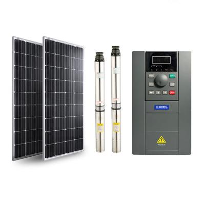 China High Pressure Solar Farming Kit 1HP-150HP Full Kit Developing World Water Solutions Pump Borehole Solar Pump System for sale