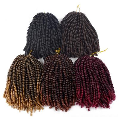 China Wholesale Best Afro Wave Afro Spring Twist Crochet 12 14 18 24 28 30 Inches Ombre Long Braiding Hair Extension for sale