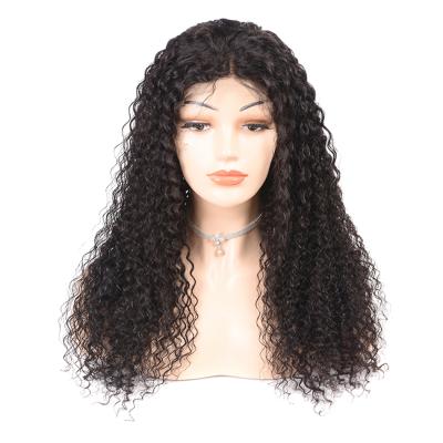 China Jerry Curly 13*4 Kinky Curly Wigs 100% Raw Unprocessed Indian Hair Indian Hair Curly Front Wigs Lace Front Wig With Baby Hair For Black Women for sale