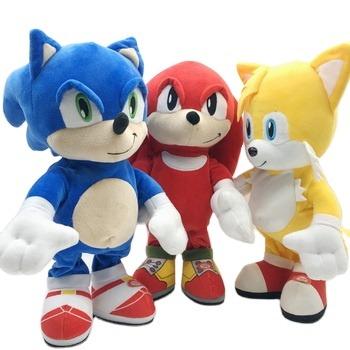 China Super Dancing Juguetes Sonic Plush Toys Of Sonic Dancing And Singing Character Sonic Plush Doll Anime Stuffed Doll Toys for sale