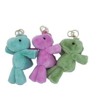 China Dragon Shape Colorful Stuffed Soft Key Chain Dinosaur Plush Toy Soft Pending Hot Selling Gift For Kids Present In The Holidays for sale