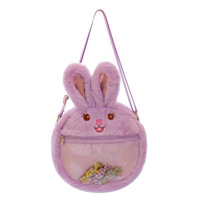 China Bunny Plush Messenger Bag Girly Rag Dolls Stuffed Plush Toys Birthday Gift Daily Life Candy Chain Backpack for Kids Friends for sale