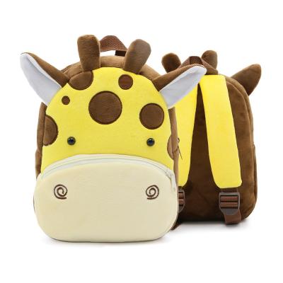 China New Style School Bag Backpack Kindergarten School Animal Plush Stuffed Children Toy Kid Plush Backpack For Plush Toy OEM/ODM for sale