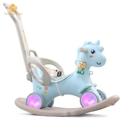 China Ride On Toy Rocking Horse Kids Plastic Ride On Amazon Kawaii Hot Selling Plastic Rocking Horse Toy OEM/ODM Creative Doll For Children for sale