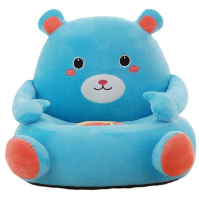 China OEM/ODM Children's Single Small Sofa Doll Lovely Folding Cute Animal Lazy Man Stuffed Animal Small Stuffed Animal Shaped Sofa Chair Cushion Toy For Child for sale