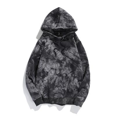 China Anti-wrinkle Low Moq Custom Oversized Hoodie Tie Die Heavyweight Polyestercotton Hoodies for sale