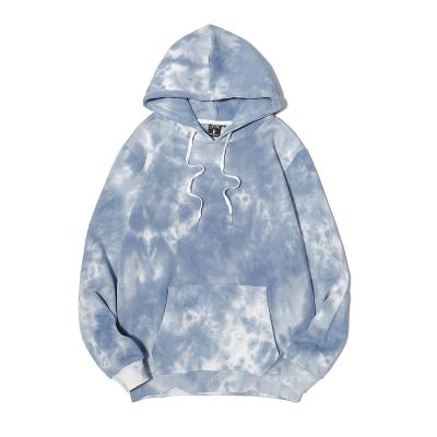 China Anti-wrinkle Custom Tie Dye Printing Unisex Polyester Cotton Hoodie Wholesale Graphic Hoodies for sale