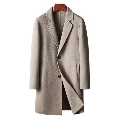 China Other Men Winter Long Wool Overcoat Double Woolen Modest Trench Coats Boy's Coat for sale