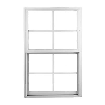 China American Style Hung Sash Sliding Aluminum Single Stained Glass Window for sale