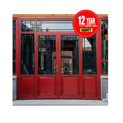 China Guarantee factory traditional high quality product archaize restaurant door for sale