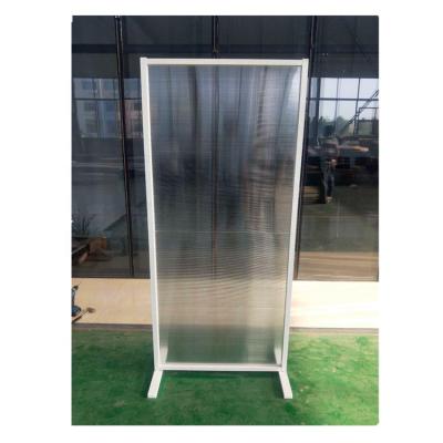 China Europe Movable Acrylic Screen Aluminum Partition For Public Area Quarantine Partition for sale