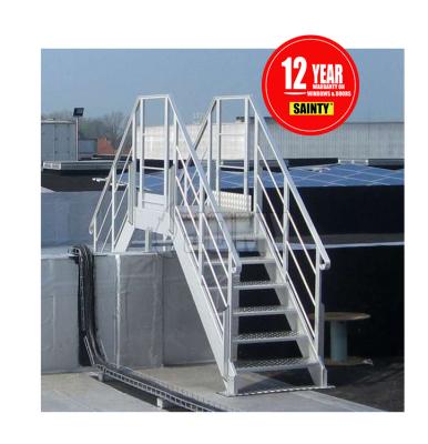 China Modern with quality assurance safety aluminum fixed crossing ladder for sale