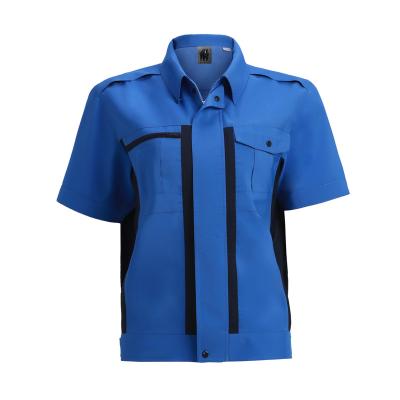 China New Fashion Anti-Static and Quick Drying Summer Workwear Slim Short Sleeves Work Wear Quick-Drying Work Clothes for sale