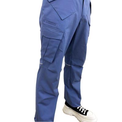 China Multi-pocket and wearproof reflective workwear uniform pants factory pants big pocket military pants for sale