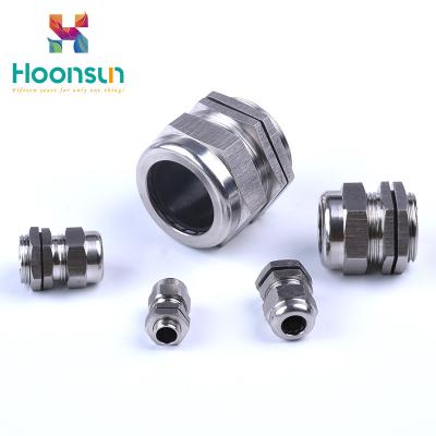 China PG13.5 SS316 Stainless Steel Waterproof Cable Gland In Wire Accessores for sale