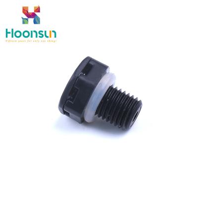 China Black / Grey Nylon Air Vent Plug , Hydraulic Breather Vent Valve Big Air Flow for sale