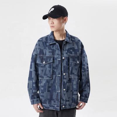 China New Arrival Fashionable Streetwear High Quality Mens Denim Jacket for sale