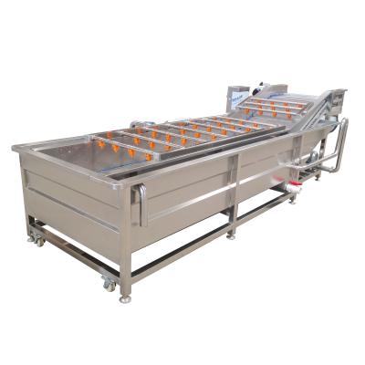 China Industrial Meat Processing Plants Bubble Cleaning Machine Vegetable Fruit Washing Machine for sale