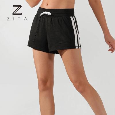 China OEM Service Breathable Ladies Workout Clothes Wholesale Fitness Cotton Sports Hot Sexy Shorts Track Shorts Women for sale