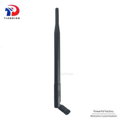 China External rubber duck 2400-2500mhz 7dBi male omni 2.4g wireless aerial wifi antenna 295mm for sale