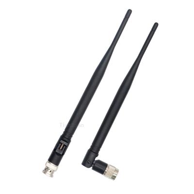 China 212mm Omni 7dBi TNC Male 400Mhz-900Mhz 868Mhz Rubber Foldable Wireless Communication Microphone Antenna 212mm for sale