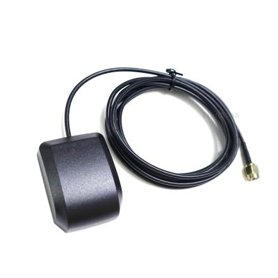 China Car Positioning 28dBi 1575.42Mhz 1602Mhz Glonass GPS Gprs BD External Magnetic Active Antenna 49*38*17mm for sale