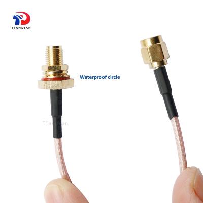 China Factory Customized RG178 RG316 Pigital Extension Cable With SMA-Male 15cm SMA-Female 1m 2m 3m 5m TDA-1575 for sale