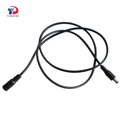 China Wholesale High Quality Cooper Copper One Meter 12V DC Camera Surveillance Patch Cord for sale