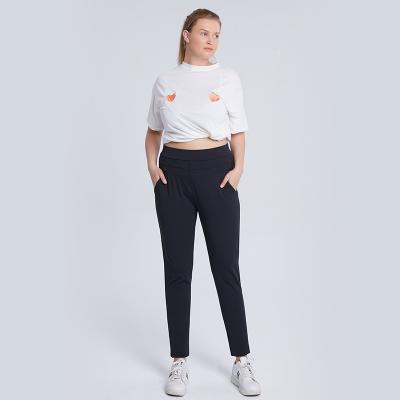 China New Age Women's Custom Logo Comfortable Fashionable Windproof Office Pants Plus Size Pants For Woman for sale