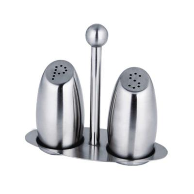 China Kallete Kitchen Instrument Stainless Steel Dredge Salt Viable Sugar Spice Pepper Shaker Seasoning Bottle Cans for sale