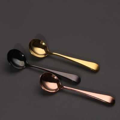 China Kallete Viable Stainless Steel Spoon Set, Tea Spoon Hotel Restaurant Spoon Flatware Modern Luxury Style for sale