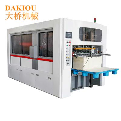 China Product Paper Cup DAKIOU Roll Paper Cutting And Creasing Machine For Paper Cup Fans for sale