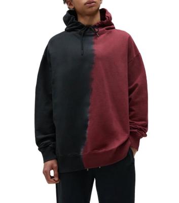 China 2021 Viable Wholesale Hot Sale OEM Men's Plus Size Custom Design Link Dye Hoodie for sale