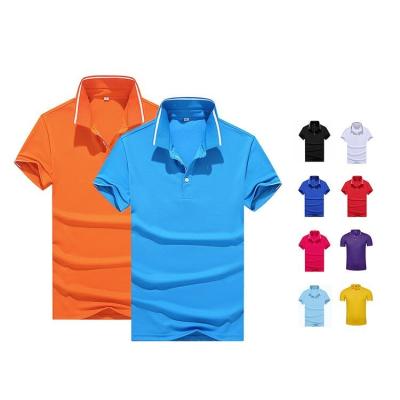 China Breathable Breathable Custom Multi Color Us Designer Short Sleeve Polo Shirts For Men Simply for sale