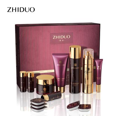 China OEM ODM ZHIDUO Anti Aging Retinol Deep Nourishing Hydration Moisturizing Anti Acne Whitening Skin Care Set for sale