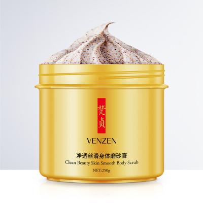 China Exfoliator OEM pivate VENZEN Label Exfoliating Gel Dead Skin Avocado Body Scrub Lighting Skin Care Deep Cleansing Body Scrub for sale