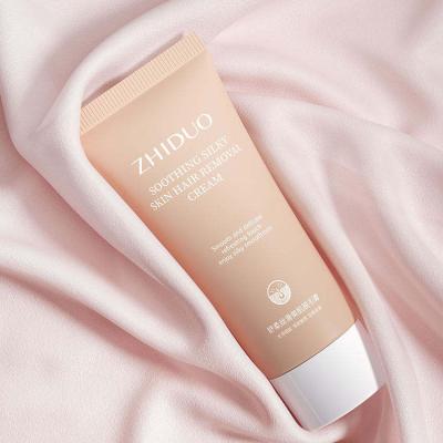 China ZHIDUO Hair Removal Summer Moisturizing Silky Light Natural Body Hair Removal Cream for sale