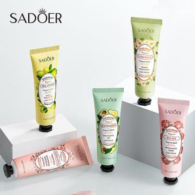 China OEM ODM Best Sales SADOER Factory Extract Moisturizing Whitening Hand Cream Whitening for sale