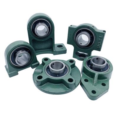 China Original AGRICLUTRAL MACHINERY quality ucp207 ucp208 pillow block bearing uc208-24 ucf208 for sale