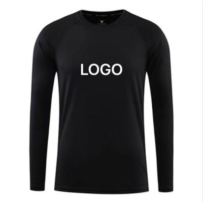 China parride Customized Logo Printed Wholesale Men's Casual Blank Long Sleeve O Collar T-shirts for sale