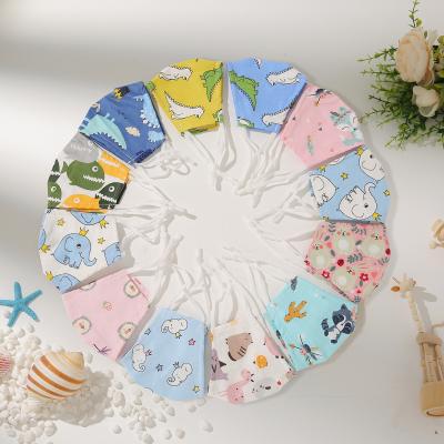 China Reusable Dust Prevention Cotton Kids Face To Cover Cloth Cloth Washable Cartoon Printed Face Mask for sale