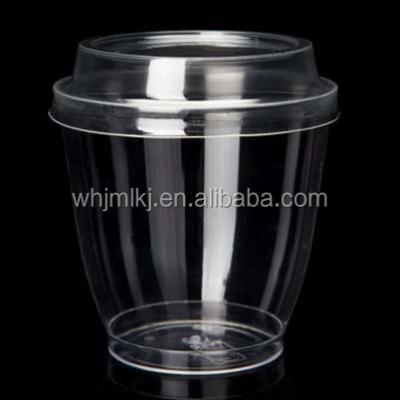 China 6oz Single Wall Poly Styrene Cup Plastic PS Pudding Cup for sale